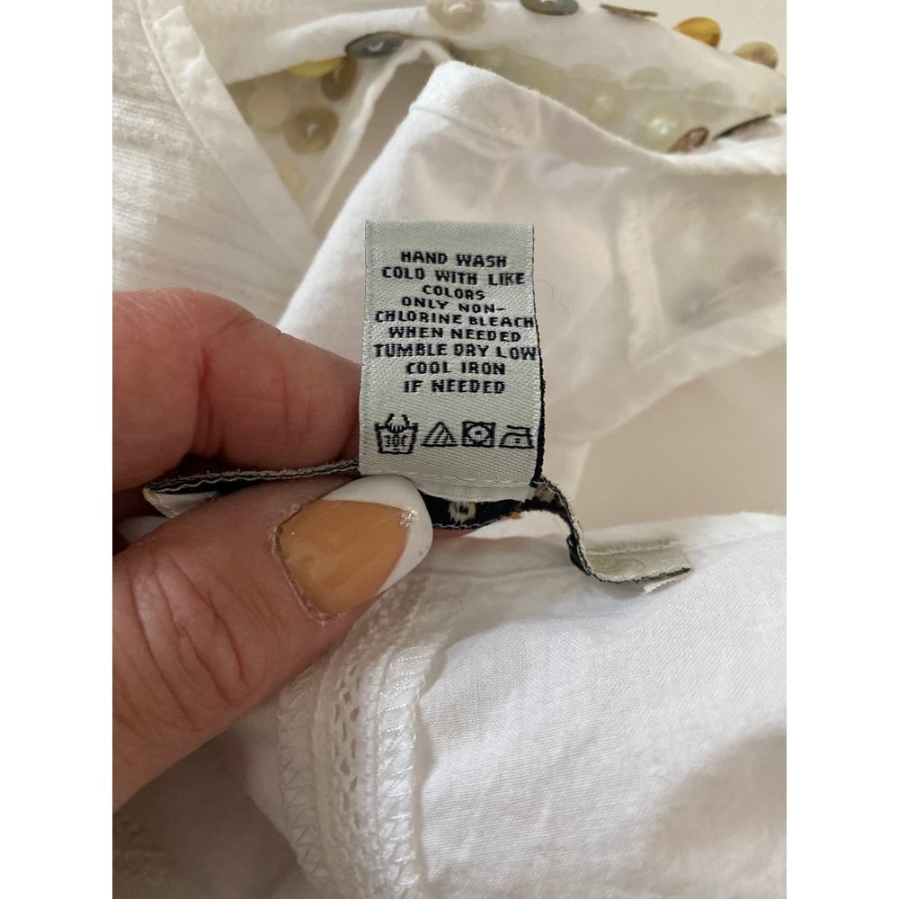 America Rag 100% cotton peplum top size small - Picture 8 of 10